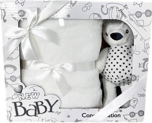 Tulilo Zestaw kocyk + grzechotka