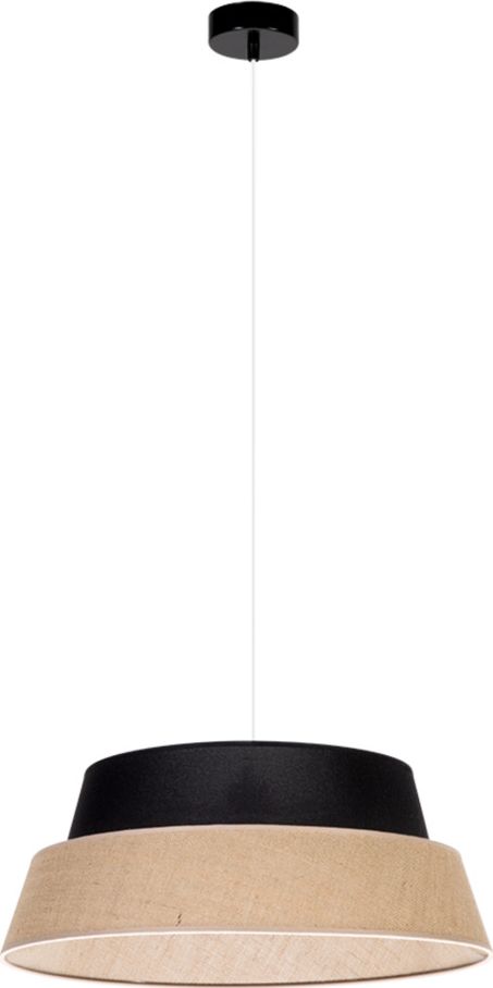 Lampa wisząca BRITOP Lighting Nowoczesna lampa wisząca do przedpokoju Britop Preto Jute 150150104