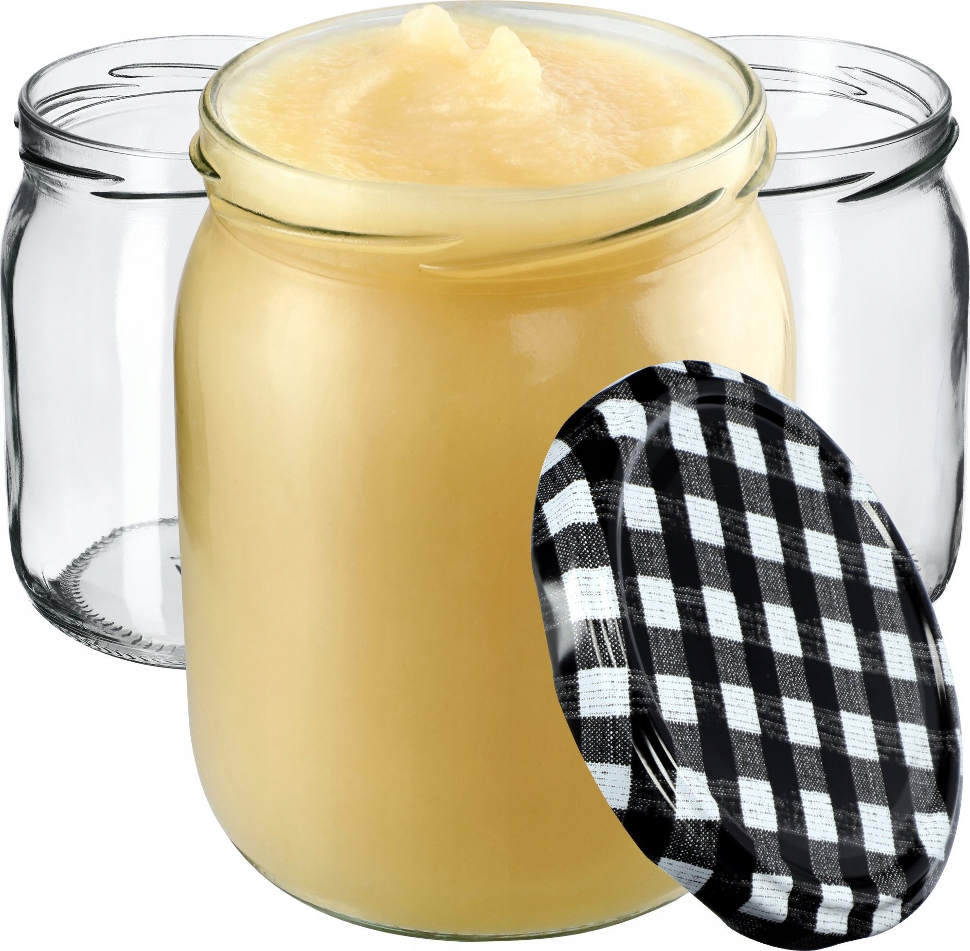 Kadax 48x Słoik Szklany 540ml Słoiki Dżem + Wieczko fi82