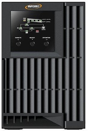 Infosec E4 Value 1000 zasilacz UPS Podwójnej konwersji (online) 1 kVA 3 x gniazdo sieciowe