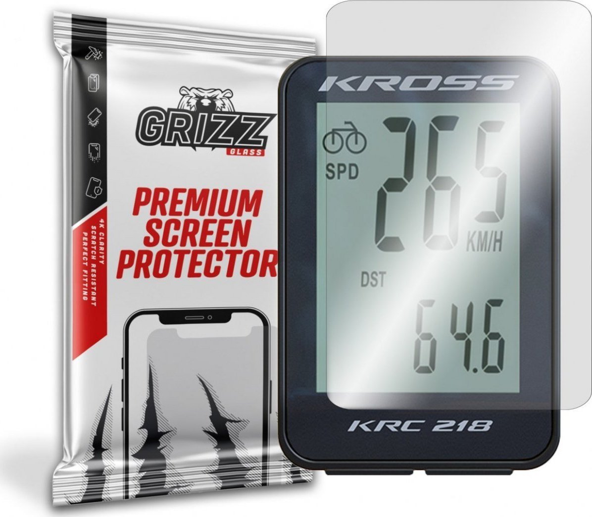 GrizzGlass Szkło hybrydowe Grizz Kross KRC 218