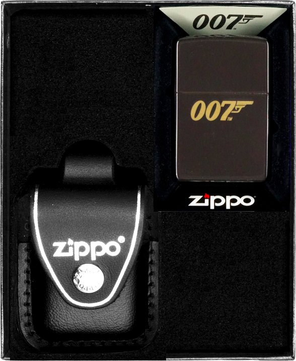 Zestaw ZIPPO Zapalniczka JAMES BOND 2 Prezentowy No3