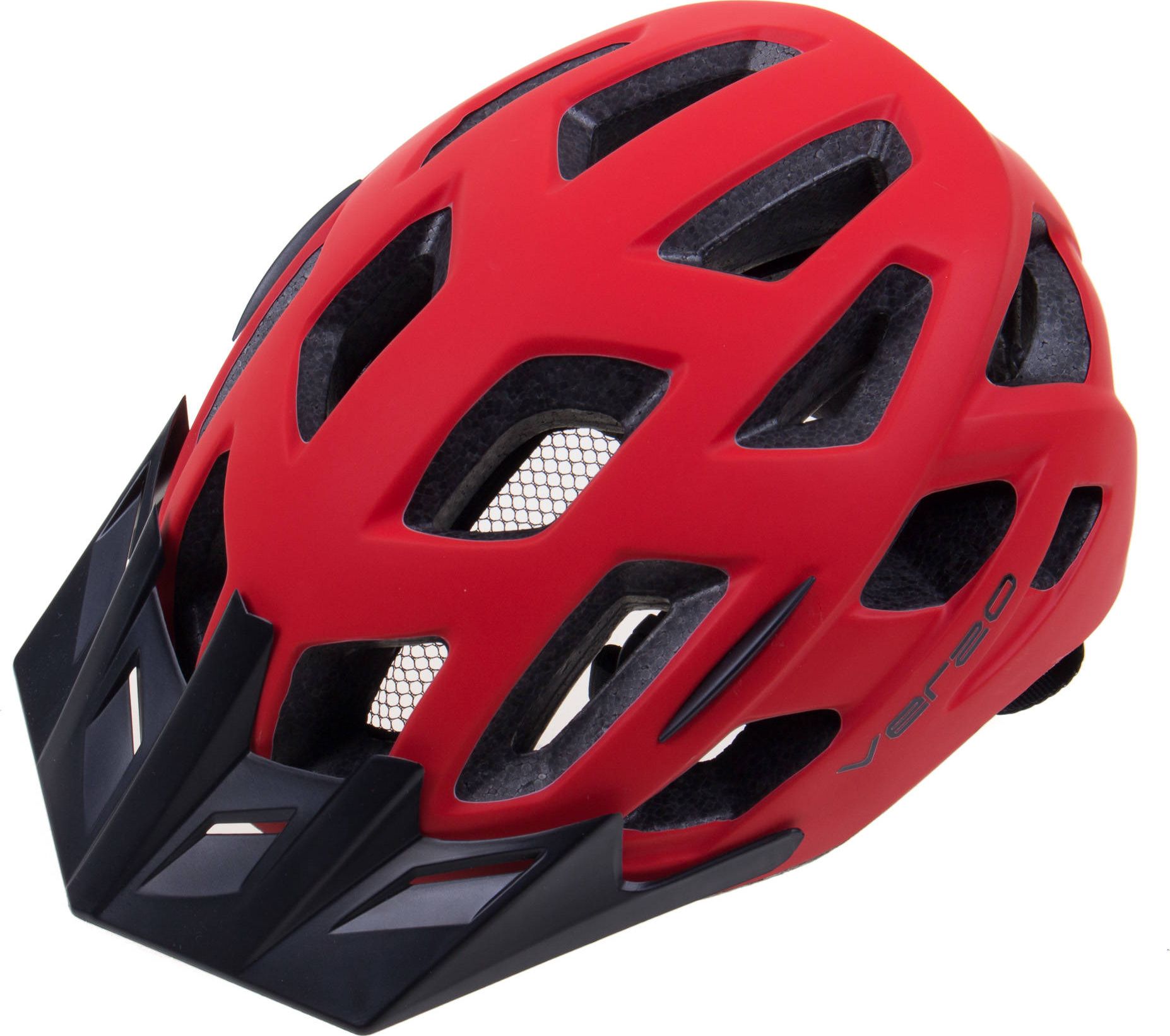 Verso Kask HM-BI409-2, czerwony mat-daszek czarny r. 59-61