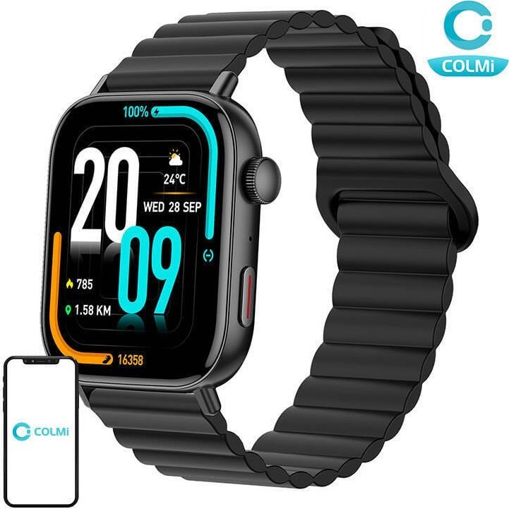 Smartwatch Colmi Smartwatch Colmi C8 Max z magnetycznym paskiem (czarny)