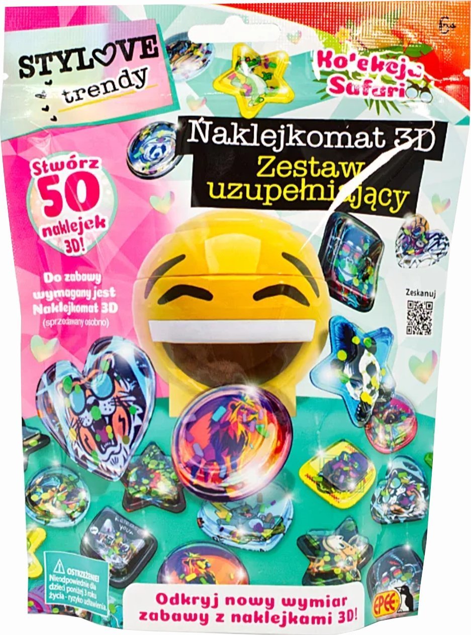 Epee Naklejkomat 3D - kolekcja Safari