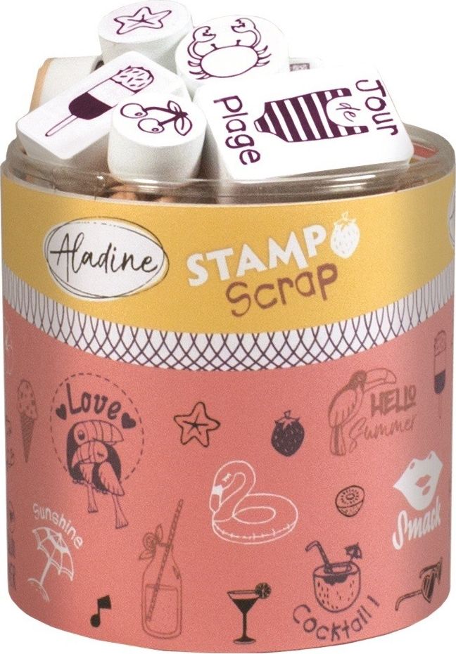 Aladine Stempelki do Scrapa Kocham Wakacje