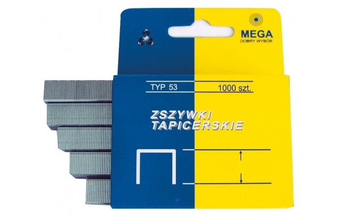 Mega Zszywki typu 53 6mm 1000szt. (55206)