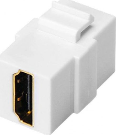 Adapter AV Alantec HDMI - HDMI biały (MKA-HDMI-B)