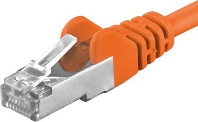 PremiumCord PREMIUMCORD Patch kabel CAT6a S-FTP, RJ45-RJ45, AWG 26/7 1,5m pomarańczowy
