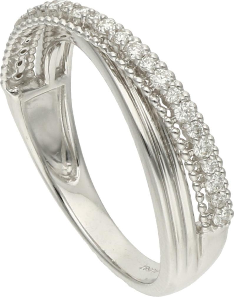 Rosanto Pierścionek w białym złocie z brylantami roz. 14 585 14k