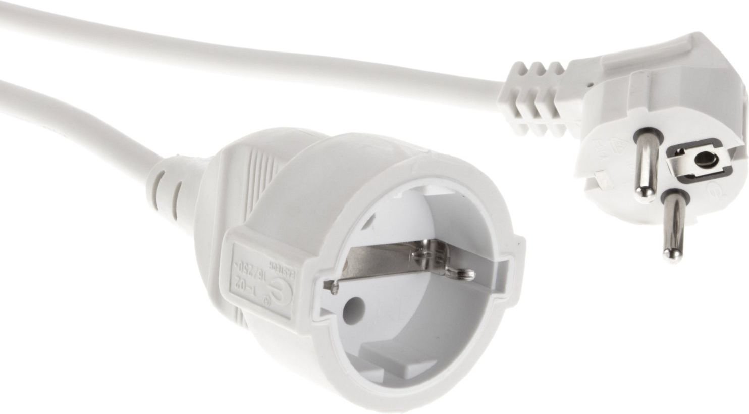 Kabel zasilający Bachmann 5m, biały (41.202S)