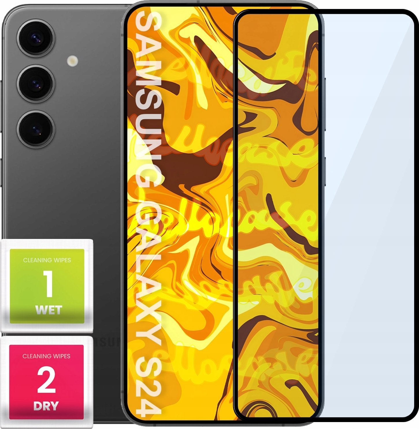 Hello Case SZKŁO HARTOWANE DO SAMSUNG GALAXY S24 PEŁNE NA CAŁY EKRAN SZKIEŁKO OCHRONNE