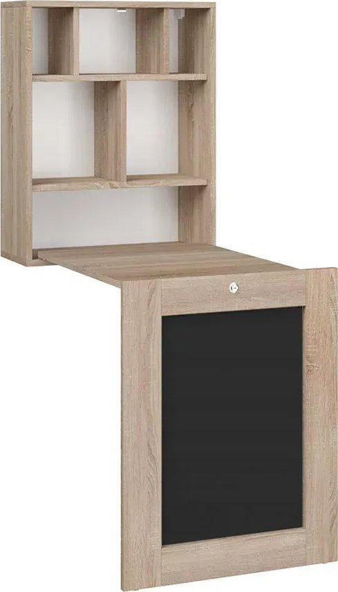 Biurko Elior Rozkładane biurko wiszące dąb sonoma - Olsen