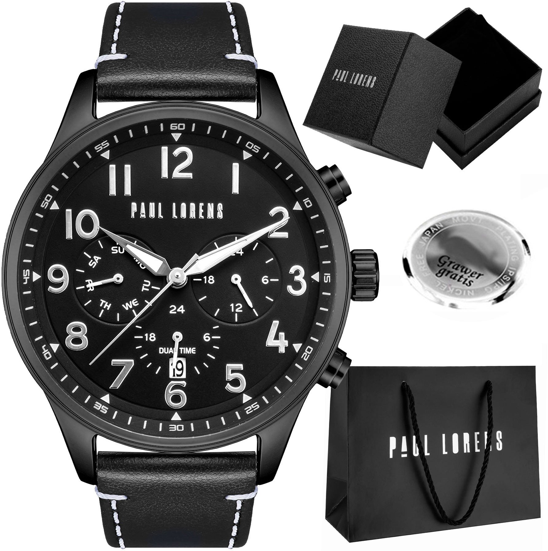 Zegarek męski Paul Lorens - BAYAS-PROF Z GRAWEREM