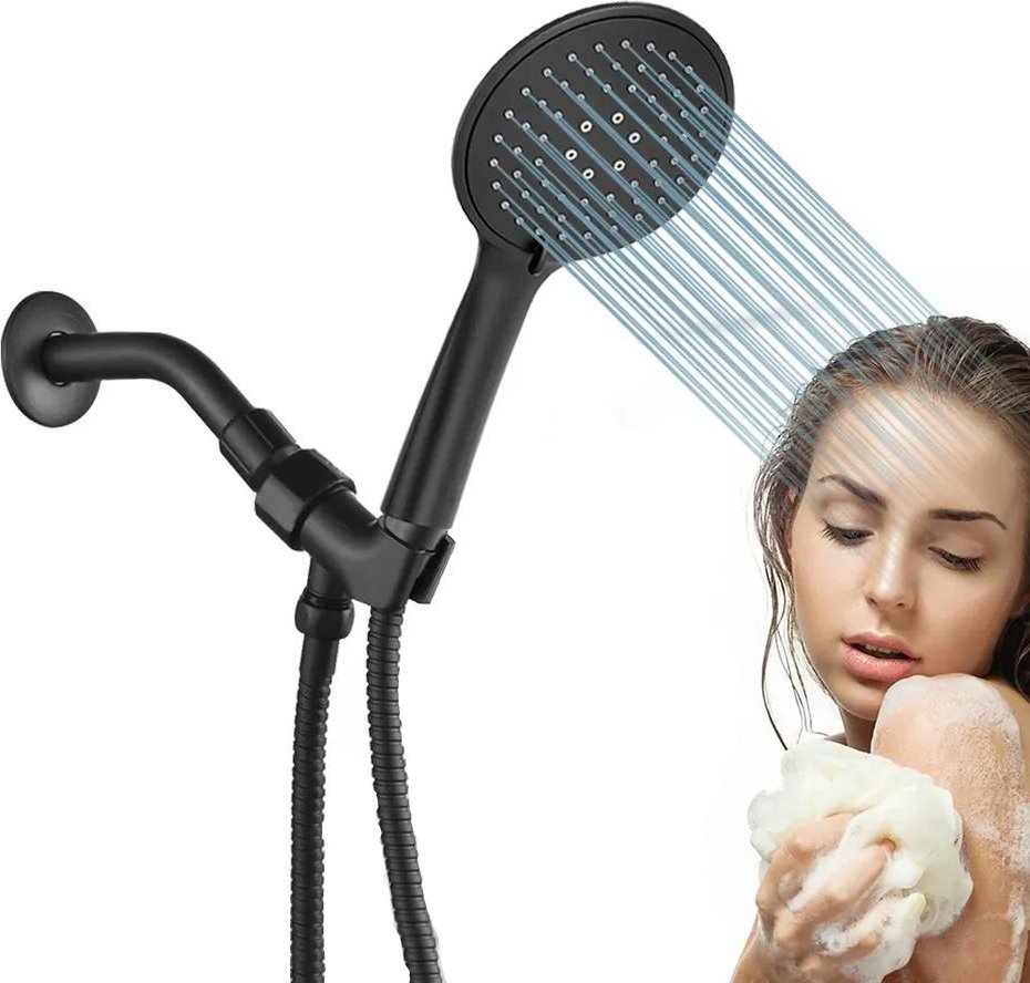 Delvant SŁUCHAWKA PRYSZNICOWA CZARNA