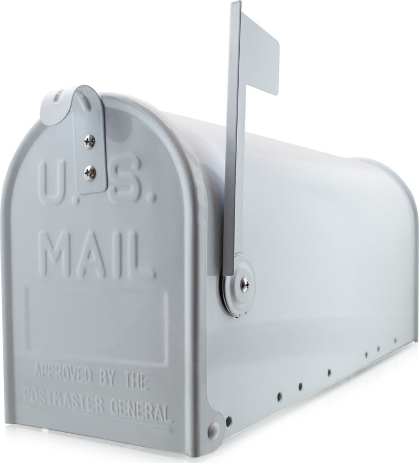 Bituxx Skrzynka amerykańska z chorągiewką USA biała