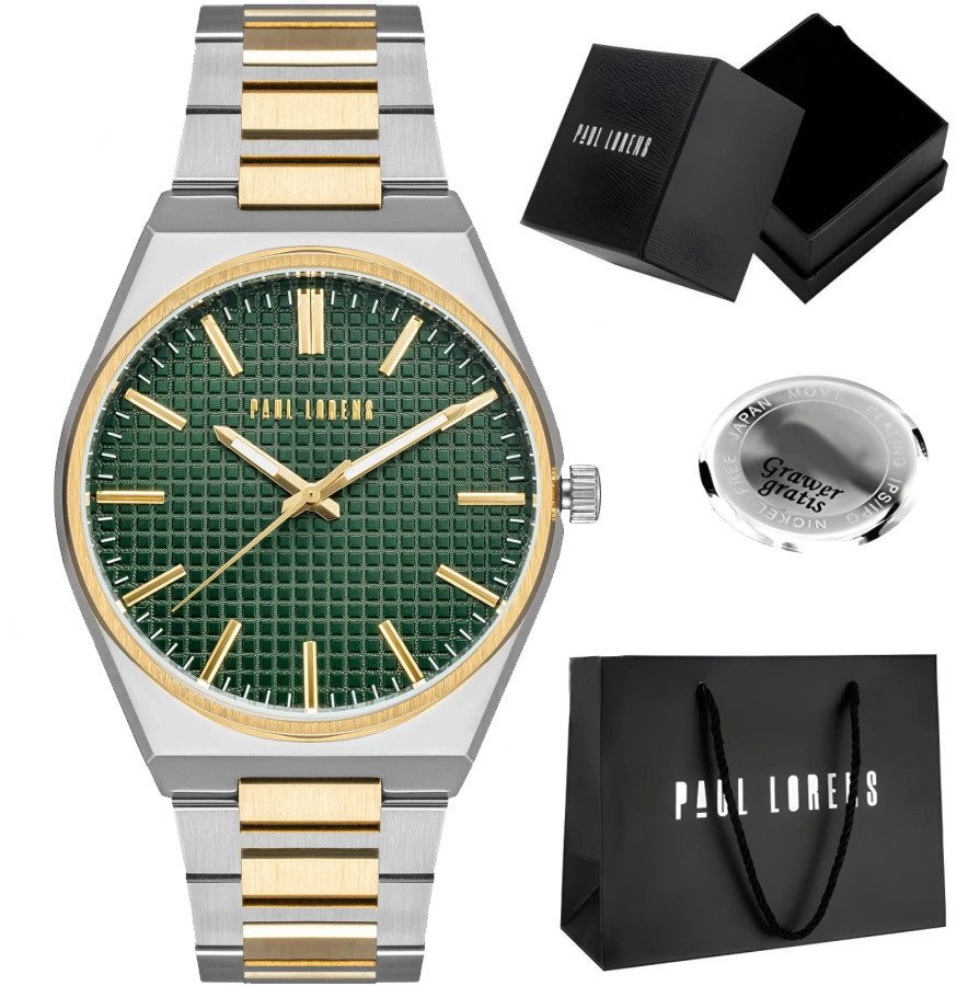 Zegarek męski Paul Lorens GALAN-8D2 Z GRAWEREM