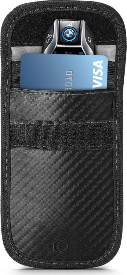 Tech-Protect Etui Pokrowiec Blokujący Sygnał RFID Carbon