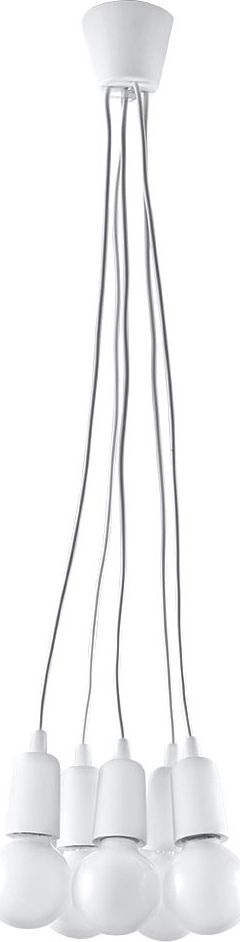 Lampa wisząca Lumes Biała loftowa lampa wisząca zwisy - EX543-Diegi