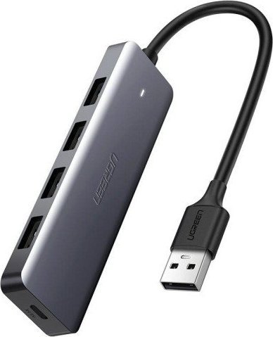 HUB USB Ugreen CM219 1x USB-C + 4x USB-A 3.2 Gen1 (50985B)