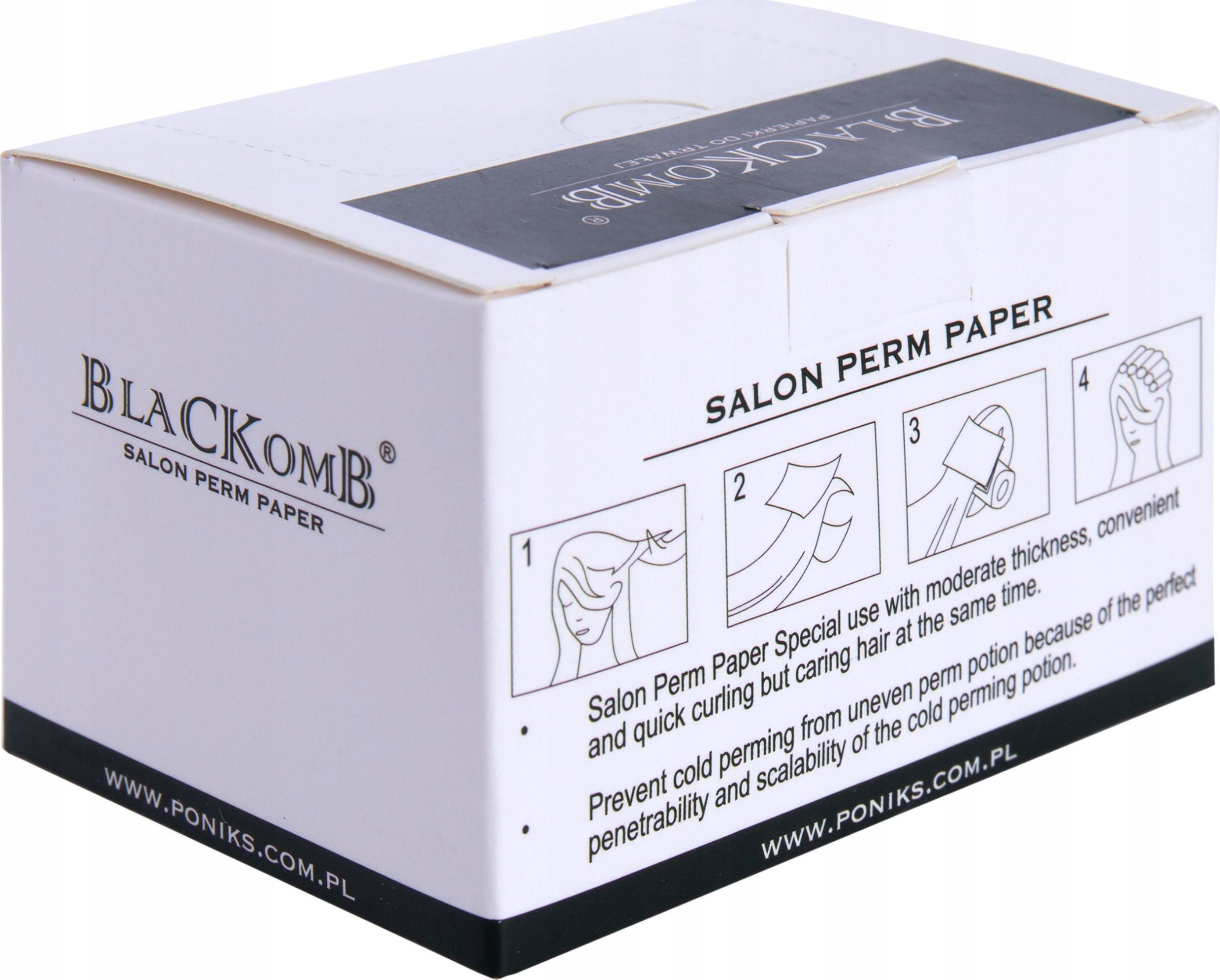 BlacKomb Bibułki Do Trwałej Ondulacji 1000szt/op