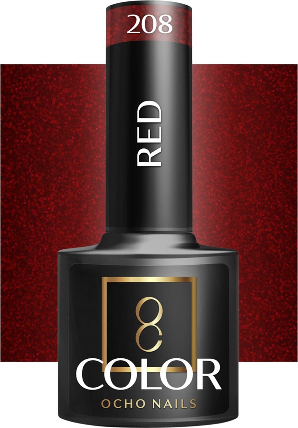 Activeshop OCHO NAILS Lakier hybrydowy red 208 -5 g