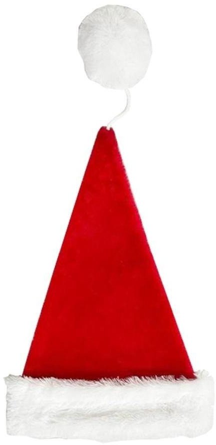 Czapka Mikołaja pluszowa 31x41cm