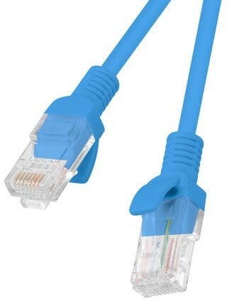 LYNX UTP patch kabel Cat5e, PVC, CCA, 1m, modrý (balení obsahuje 10ks)