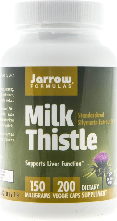 Jarrow Jarrow Formulas Ostropest Plamisty (Milk Thistle) 150 mg - 200 kapsułek