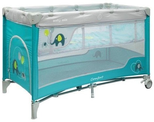 Łóżeczko turystyczne dwupoziomowe Słonie EDUKAMP