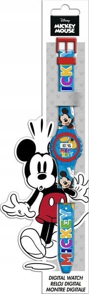 Kids Euroswan Zegarek cyfrowy KE02 ECO Mickey Mouse (bez plastikowego opakowania) MK4164 Kids Euroswan