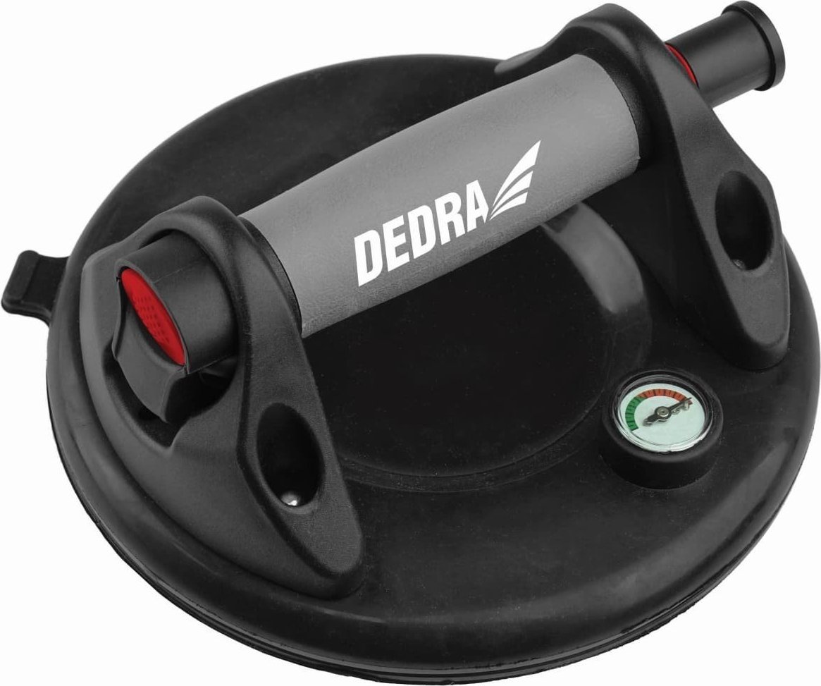 Dedra Przyssawka z pompką podciś. i manometrem, 200mm, max 120kg