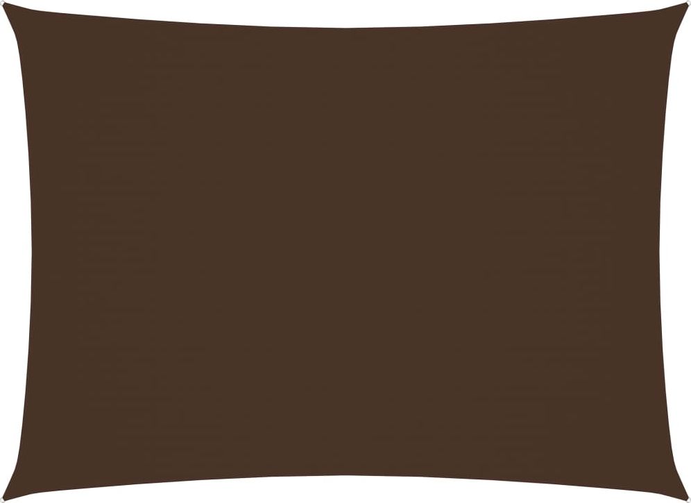 vidaXL Prostokątny żagiel ogrodowy, tkanina Oxford, 2,5x3,5 m, brązowy