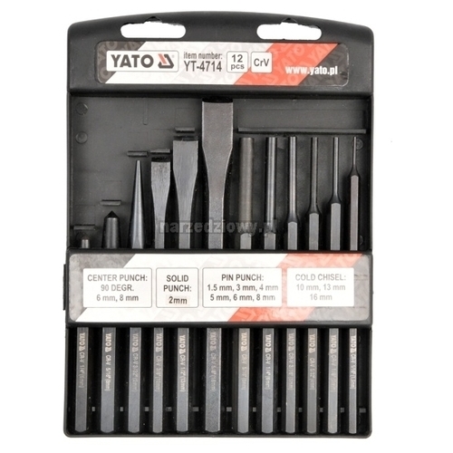 Yato Przecinaki i punktaki zestaw 12szt. YT-4714