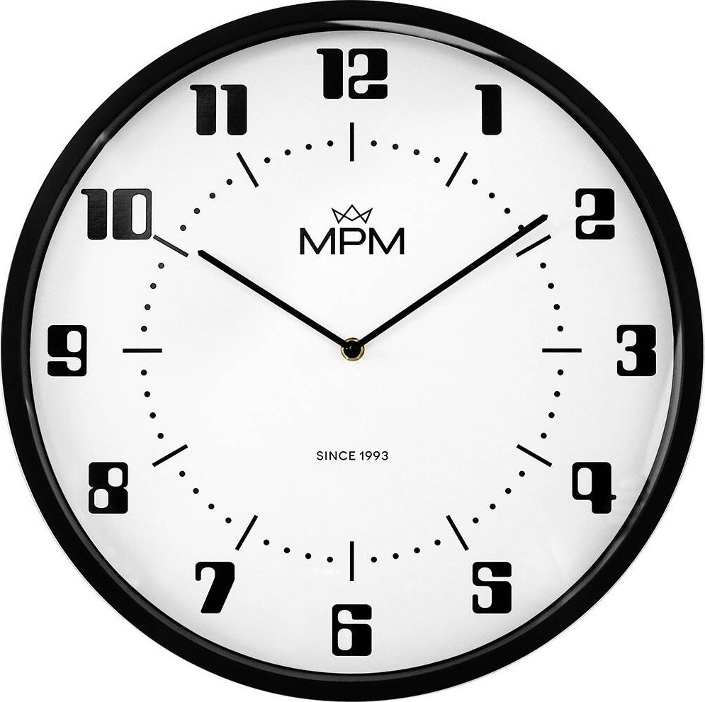 MPM Zegar ścienny MPM E01.4206.00 cichy 40 cm
