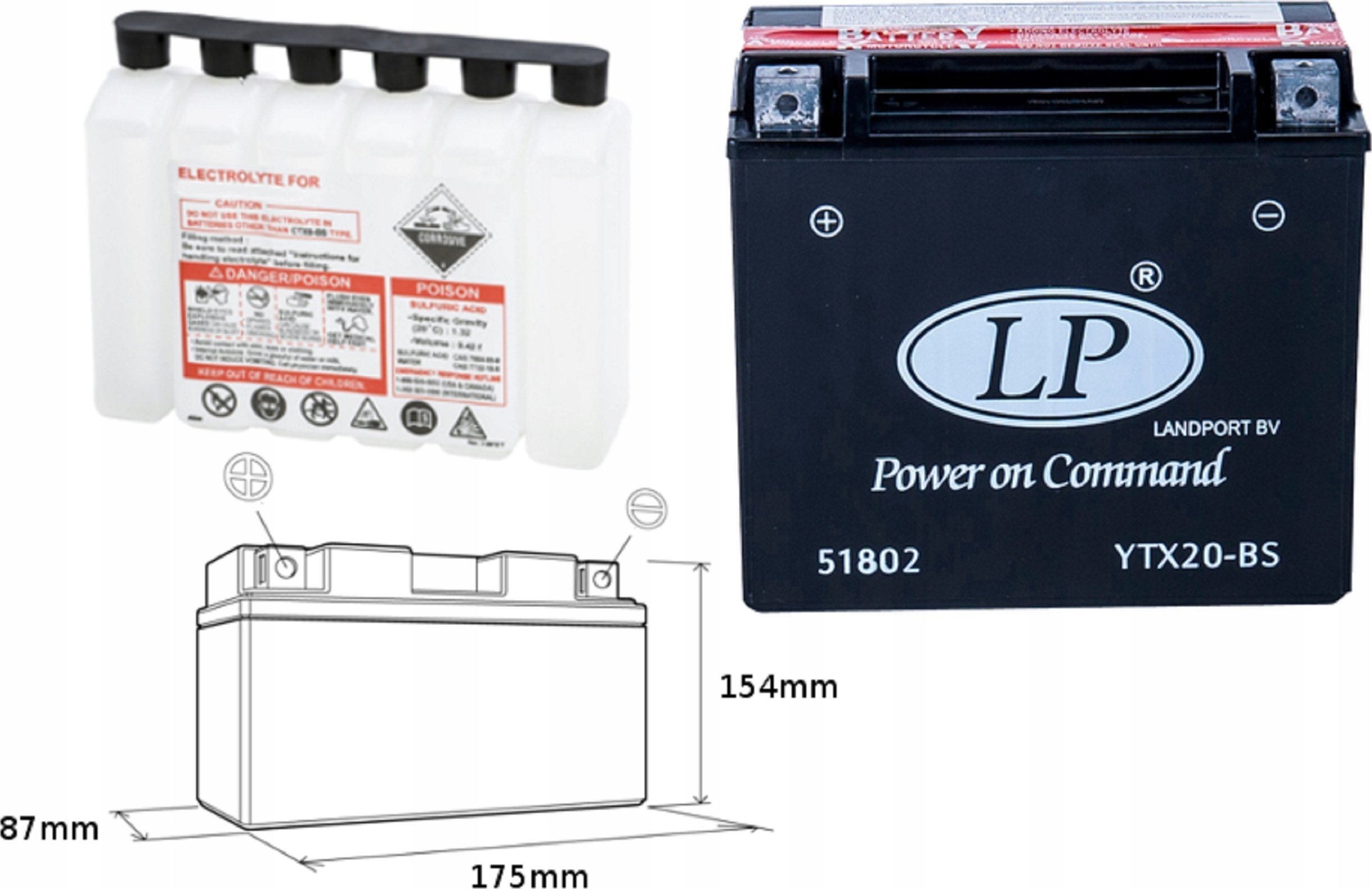 Akumuliatorius 18 Ah 240A EN 12V