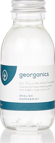 Georganics Olej do płukania ust English Peppermint 100ml