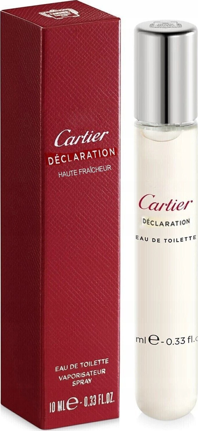 Cartier Cartier, Declaration Haute Fraicheur, Eau De Toilette, For Men, 10 ml *Miniature For Men