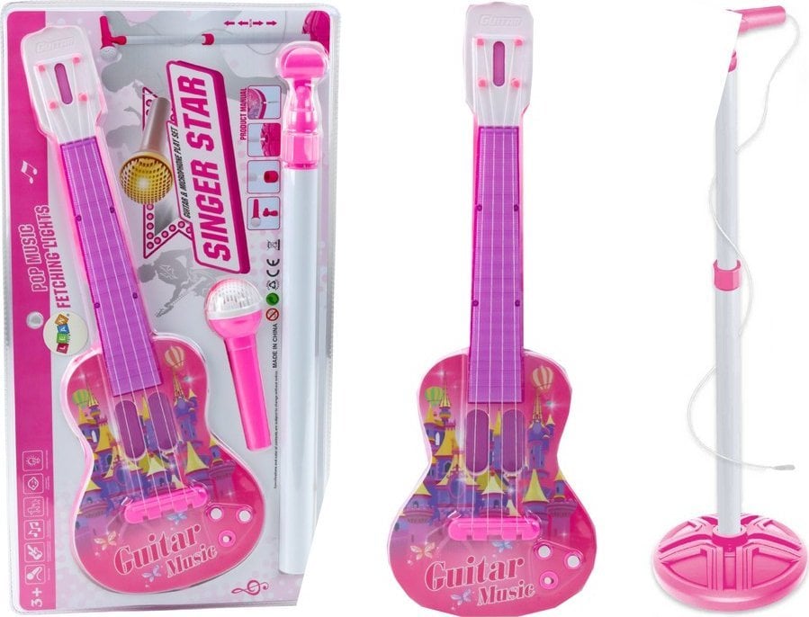 Gitara z mikrofonem dla dzieci