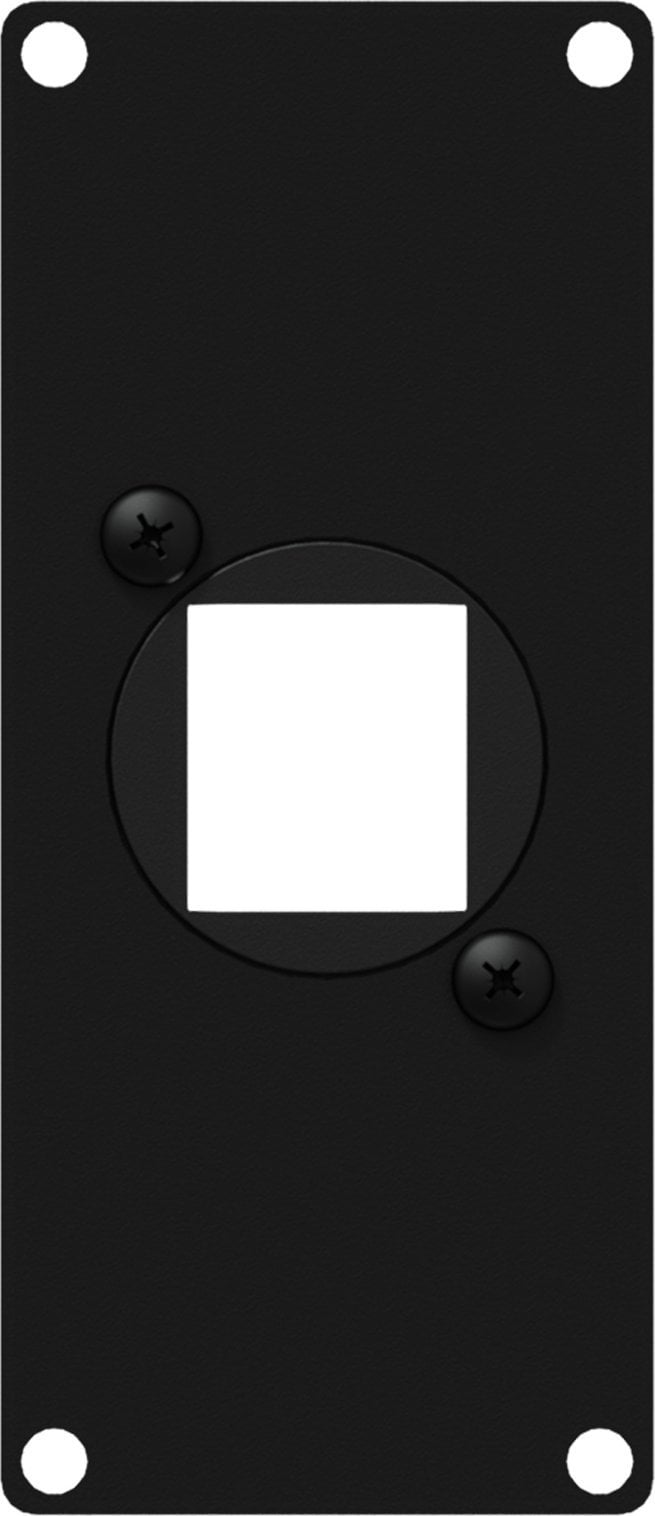 Caymon CAYMON CASY106/B Ramka montażowa CASY z adapterem Keystone, 1-modułowa, wersja czarna