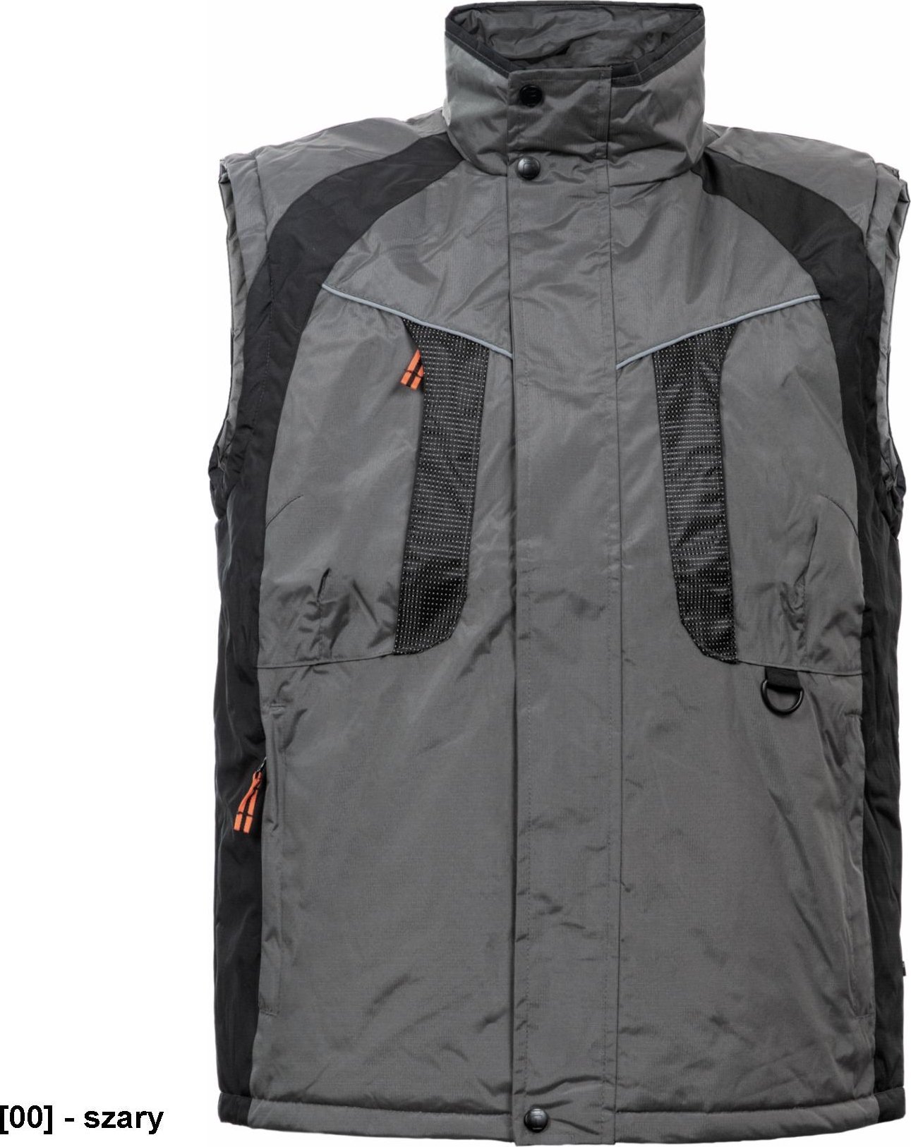CERVA NYALA kamizelka ocieplana wodoodporna - szary XL