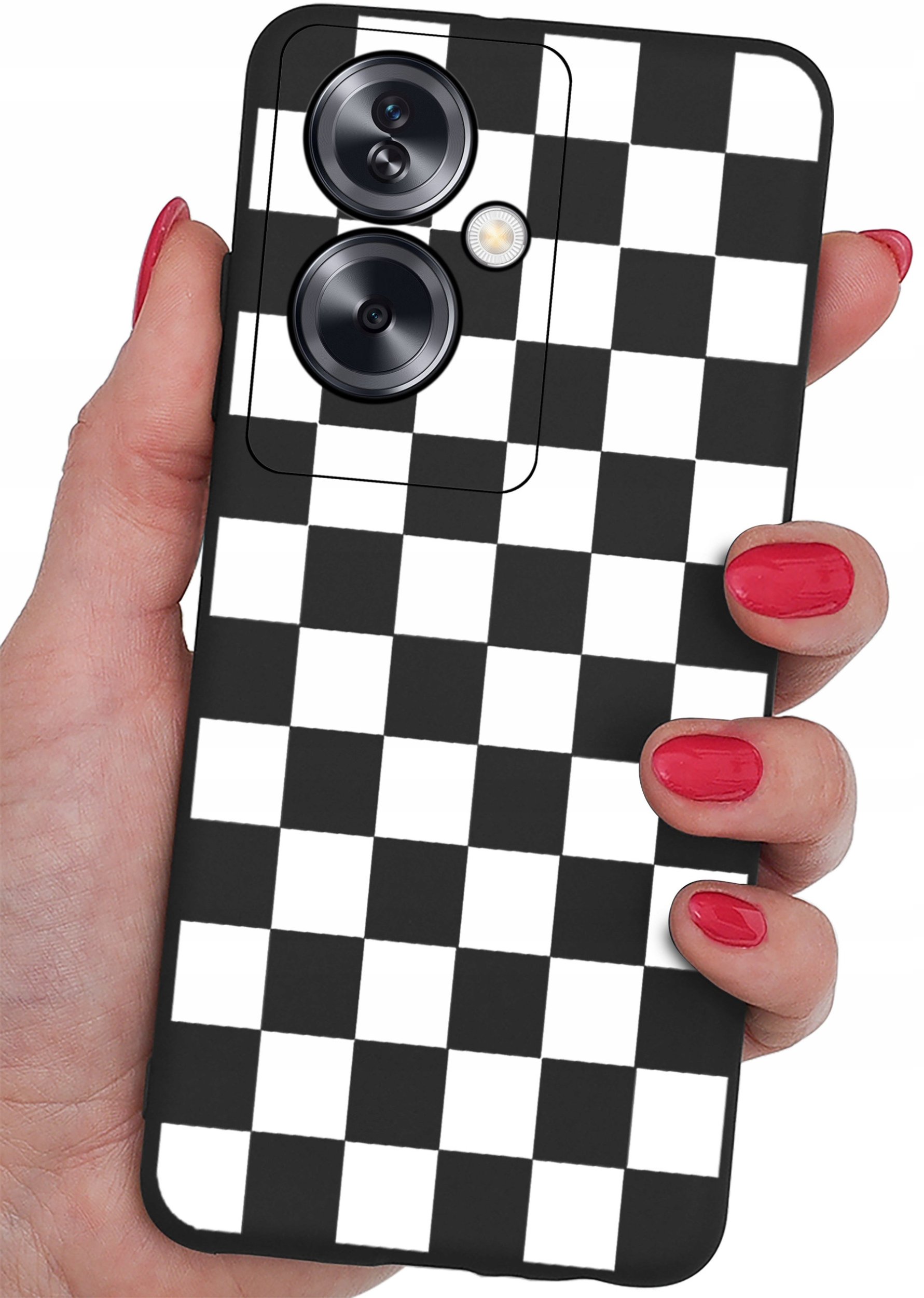 ETUI do Oppo A79 5G CASE WZORY SOFT MATT PLECKI + SZKŁO OCHRONNE 9H