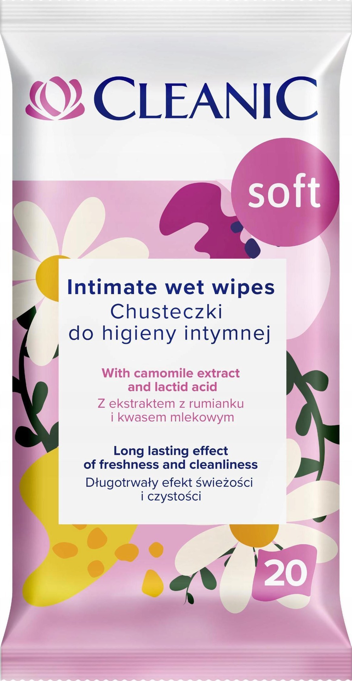 Osram Cleanic Soft Chusteczki do higieny intymnej 20 sztuk