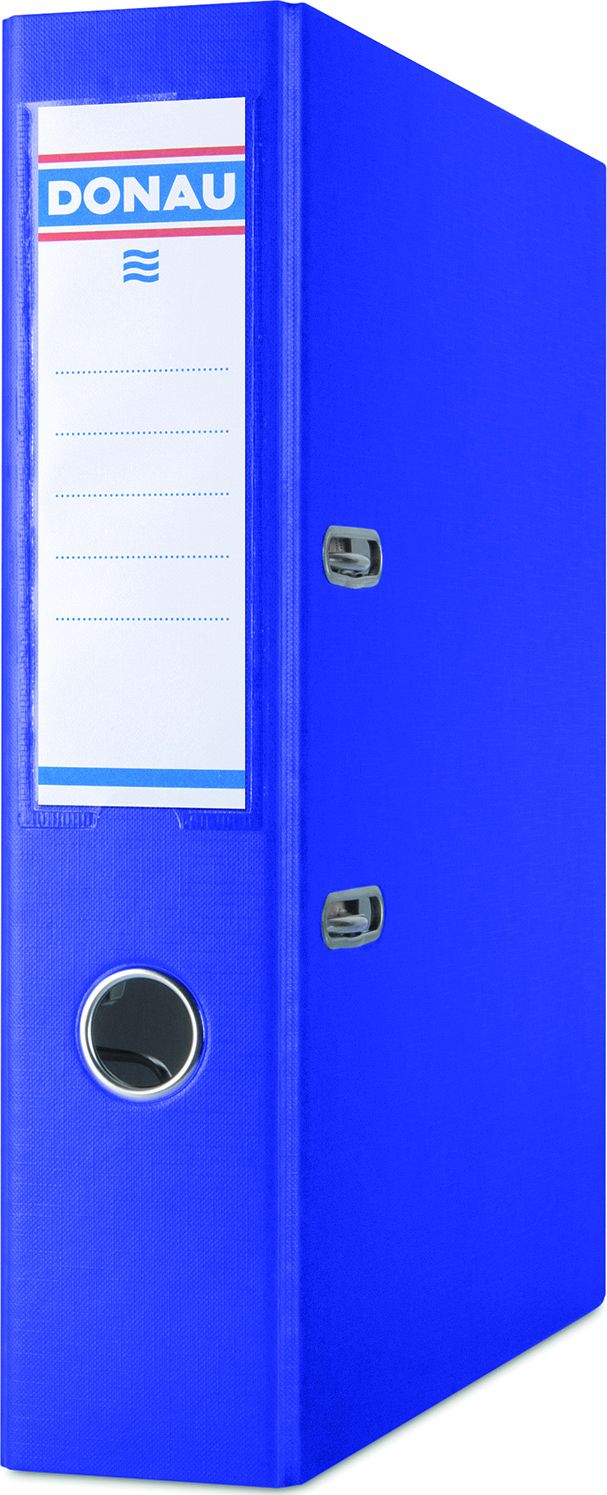 Segregator Donau Master dźwigniowy A4 75mm niebieski (PBSX0033)
