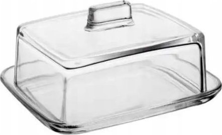 Maselniczka Galicja Maselniczka szklana z pokrywką półprzezroczysta
