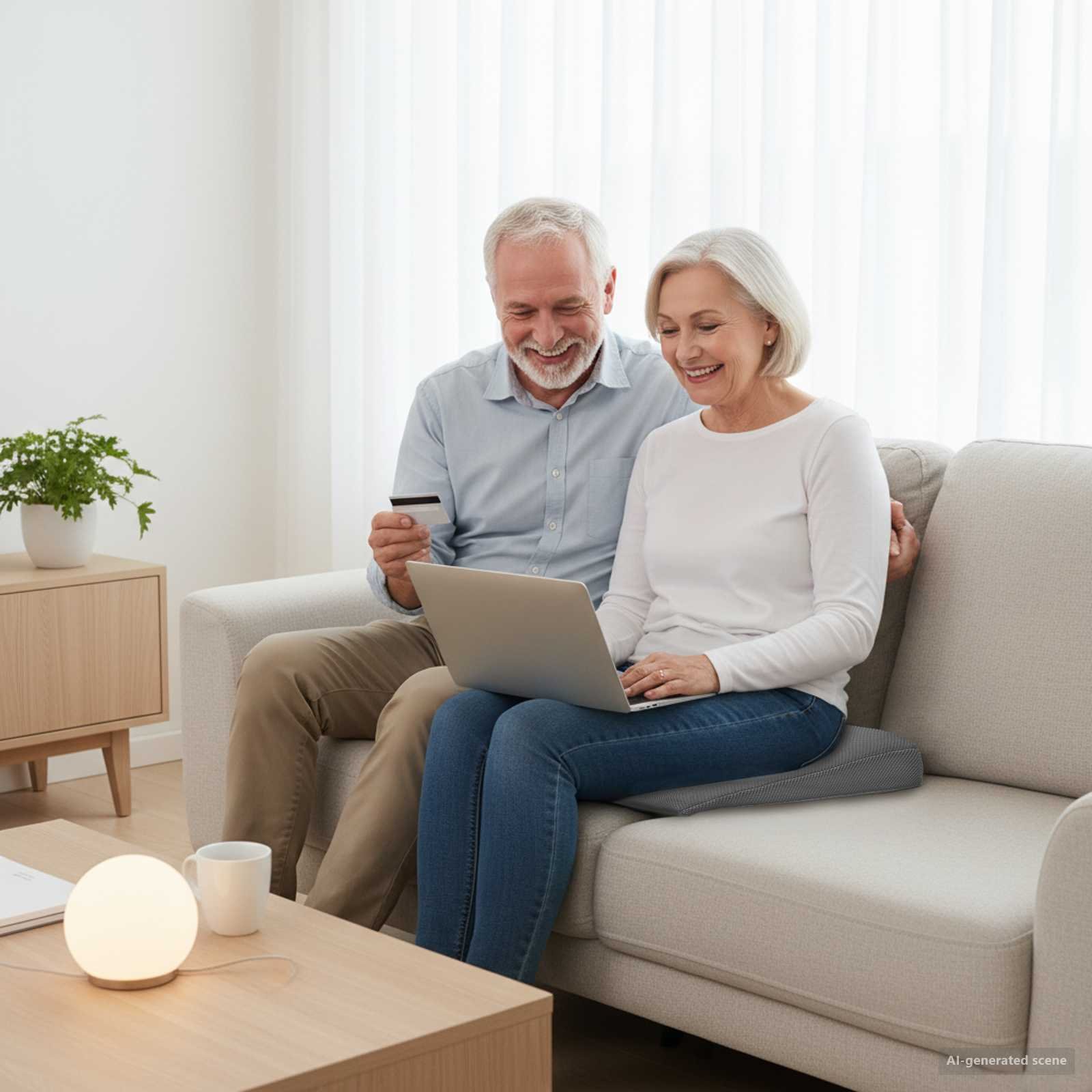 vidaXL Poduszka na siedzisko Szary