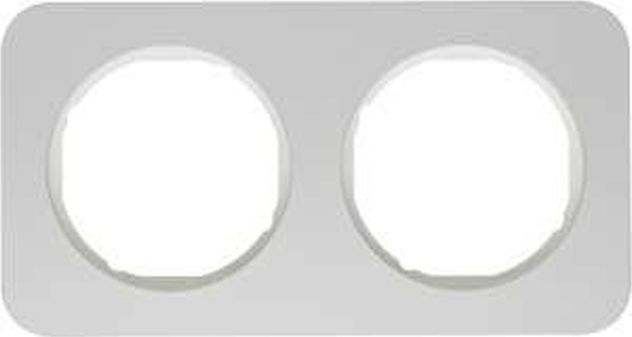 Hager Ramka 2-krotna Berker R.1 alu/biały 10122174