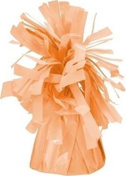 Ciężarek do balonów foliowy jasny pomarańcz 4szt