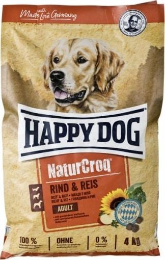 Happy Dog NaturCroq wołowina & ryż ADULT 4kg