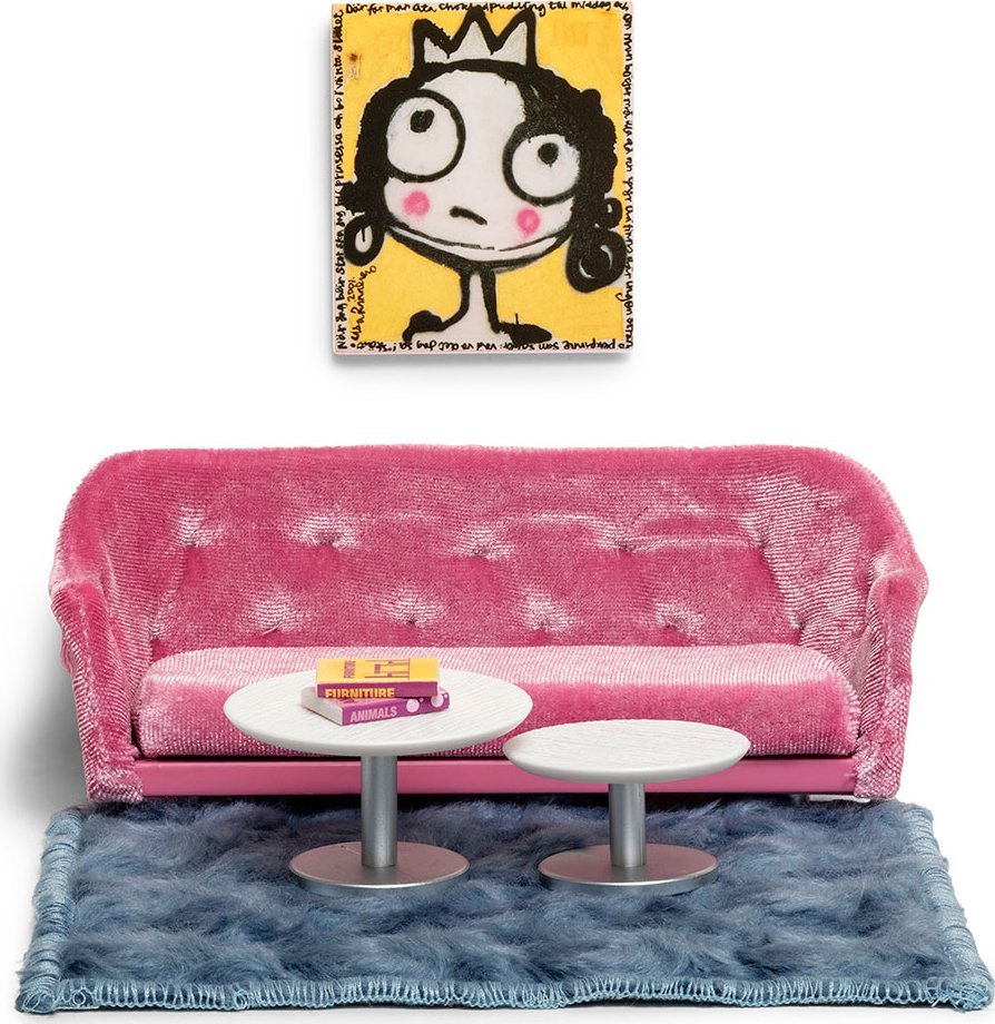 Micki Zestaw do Pokoju Dziennego do domku dla lalek Lundby